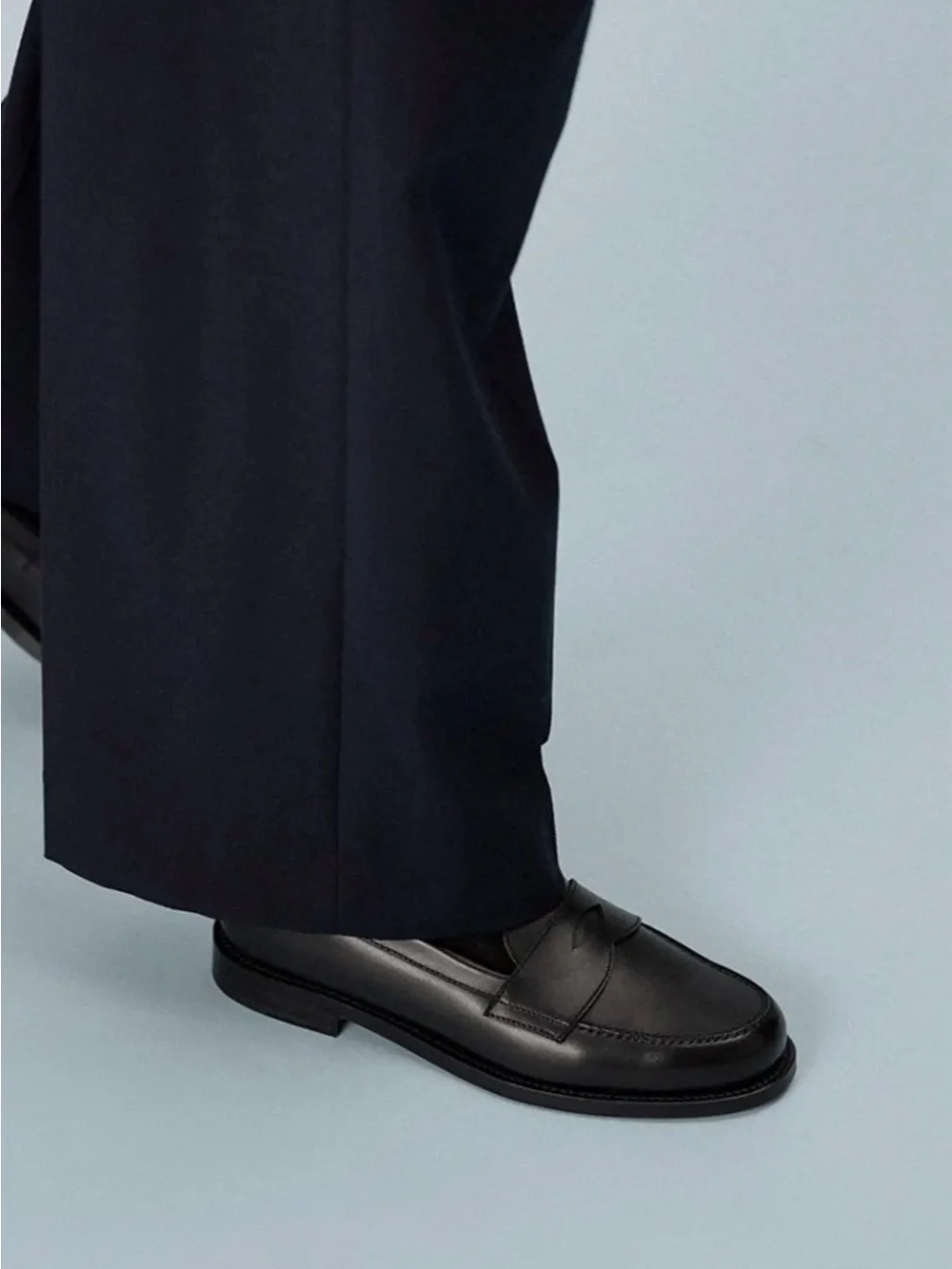 MORJAS The Ivy loafer  Black Sz 8.5 Moccasin Rubber Sole $420 Slipper